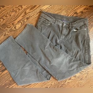 Gray Patagonia cords/corduroy pants